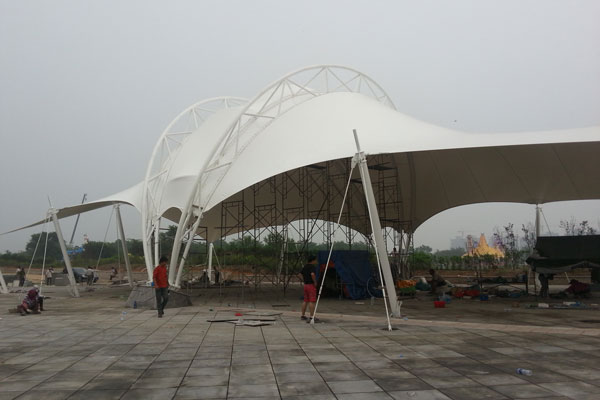 鋼材加工與膜材加工：膜結構工程不可或缺的重要組成步驟